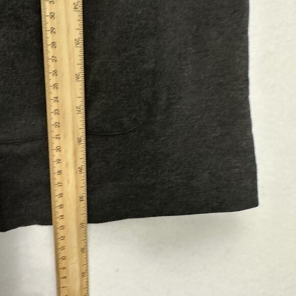 J Jill Ponte Knit Blazer Womens 2X Gray Open Front Stretch Pockets Business - Picture 8 of 10